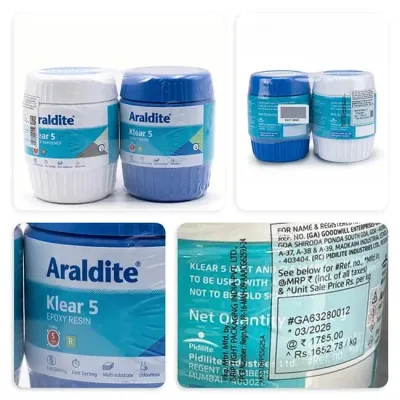 Araldite Klear5 Epoxy Adhesive 450g thumbnail 2