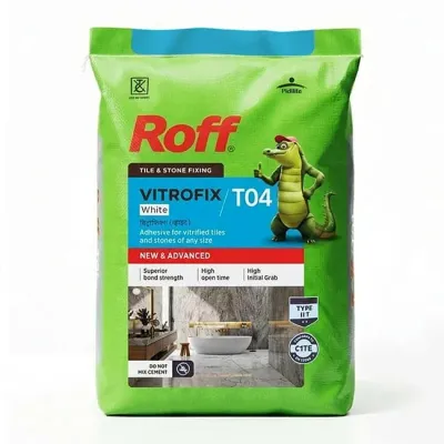 Roff T04 VFA Tile Adhesive, White, 20 Kg Bag 6% OFF