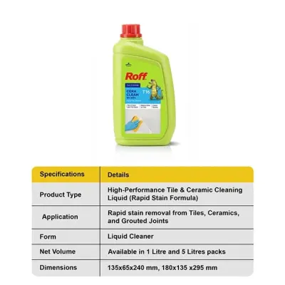 Roff T16 Cera Tile & Ceramic Cleaner ₹649 thumbnail 3