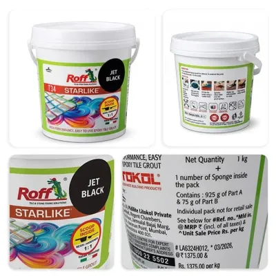 Roff T34 Starlike Epoxy Tile Grout 5kg
