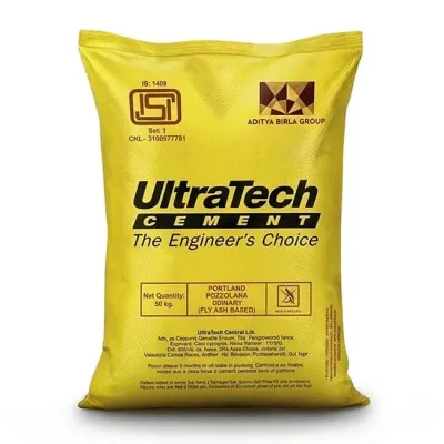 Ultratech PPC Cement, 50 Kg Bag